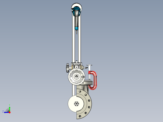 闸阀右视缩略图