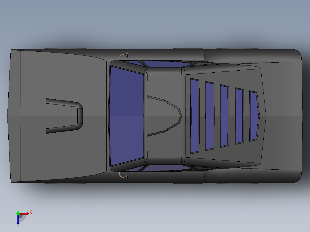 汽车2 (5)俯视图