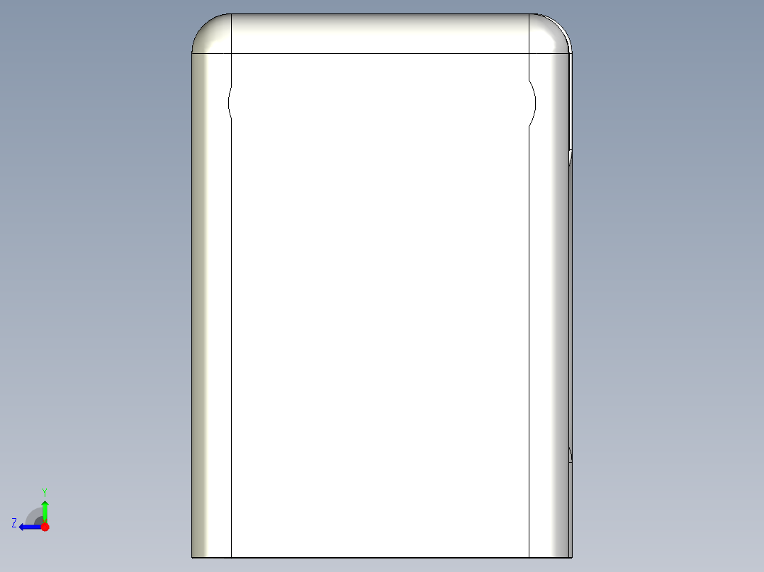 取手(鋁合金)AR-3D多系列多零件图纸模型右视图