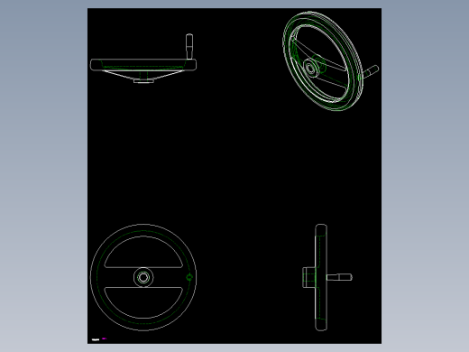 塑膠手輪VRTP,VRTP+I-2D多系列多零件图纸模型