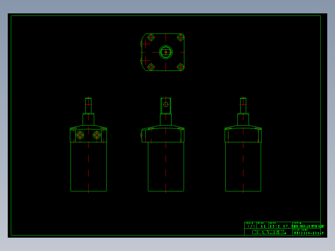 KOSMEKWHE2500-2Gx-P多系列多零件图纸模型多系列多零件图纸模型