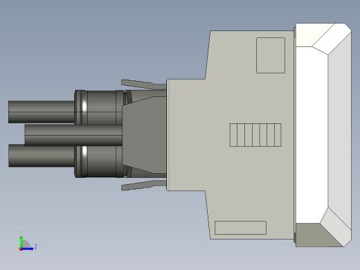 基恩士IG-1500_1550_kc图纸模型左视缩略图
