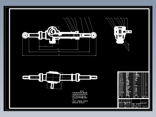 汽车线控转向系统机械部分的设计【含CAD图纸+说明】