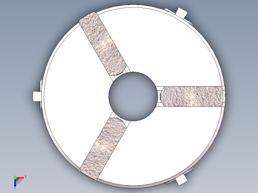 三抓卡盘俯视缩略图