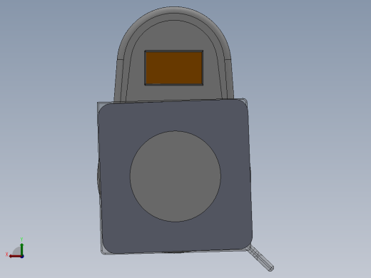 基于单片机的厨房垃圾粉碎机搅拌机后视缩略图