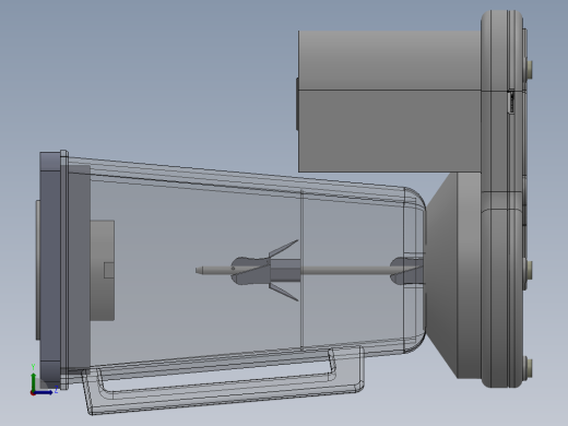 基于单片机的厨房垃圾粉碎机搅拌机左视缩略图