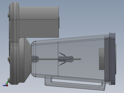 基于单片机的厨房垃圾粉碎机搅拌机右视缩略图