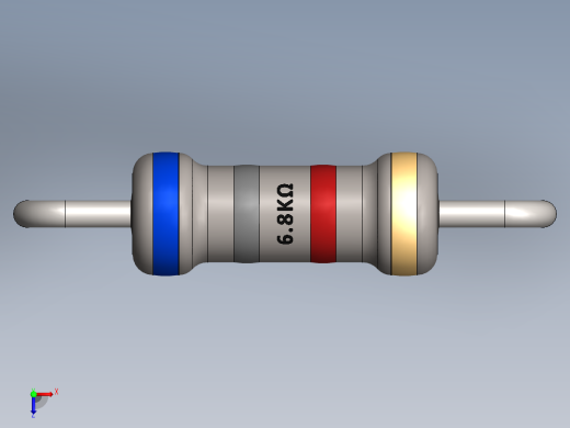 电容器 二极管 电阻器-Resistor 6.8K Ohm