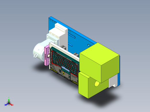 电脑外壳精铣键盘框台阶面治具模型