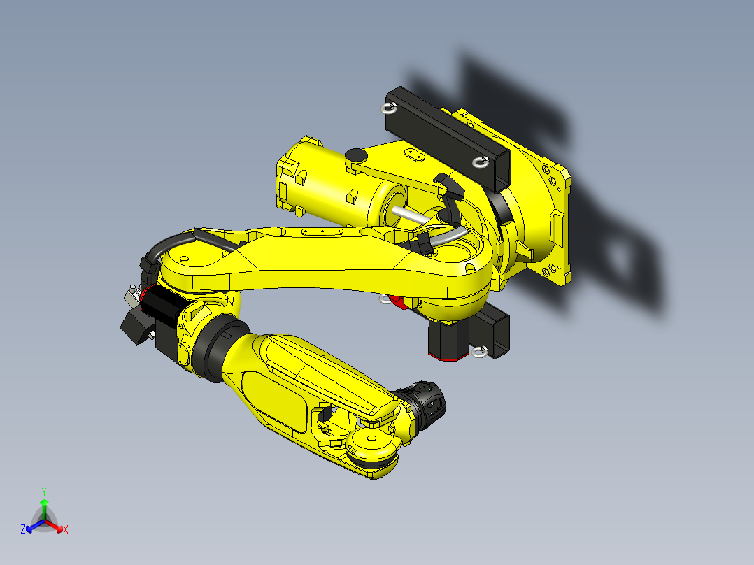 FANUC 6轴机器人主视图
