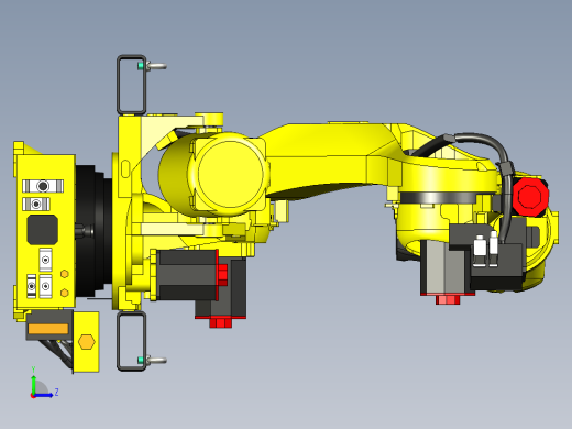 FANUC 6轴机器人左视缩略图