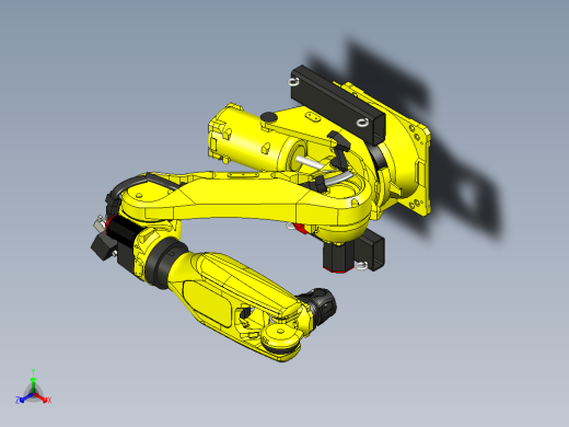 FANUC 6轴机器人正等轴测缩略图