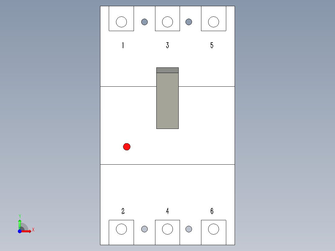 人民电器集团 RDM1-63M 3P前视图