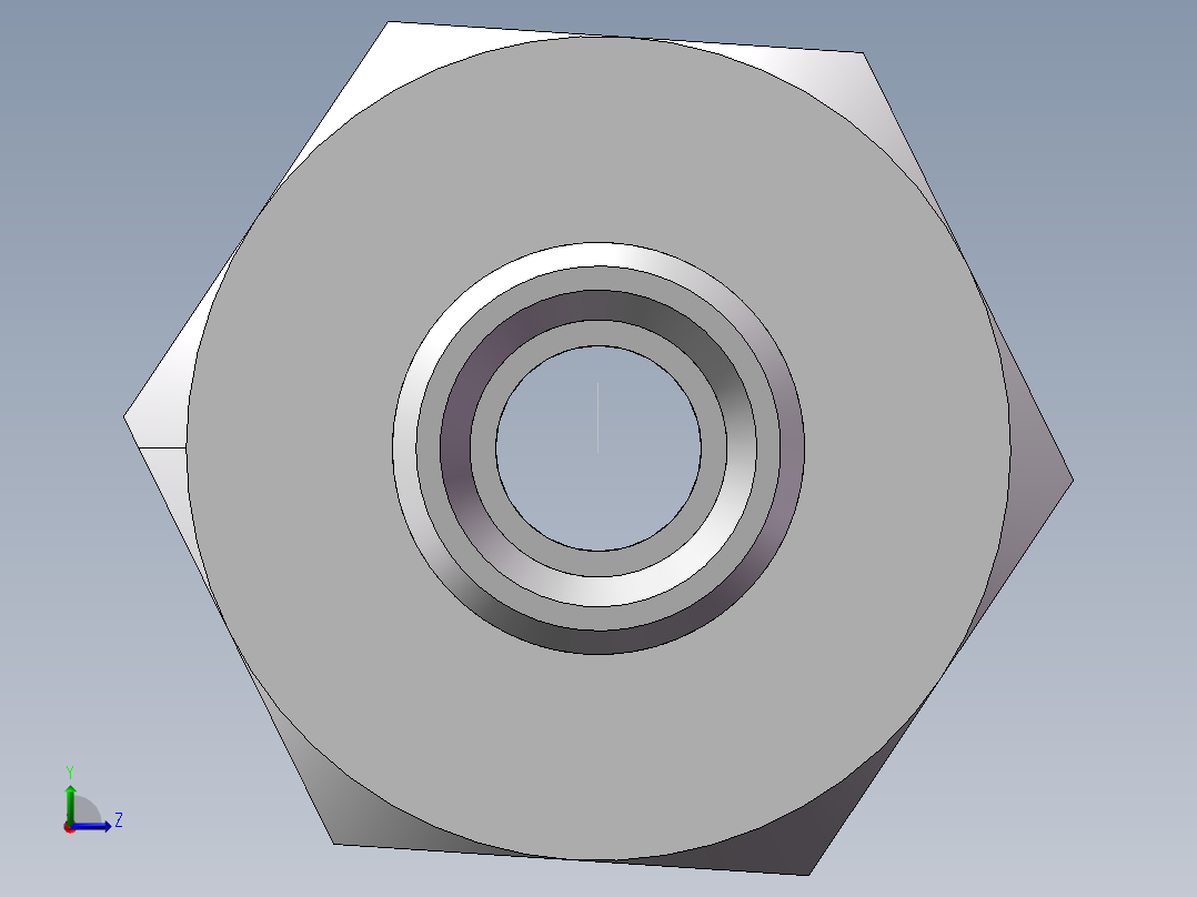 英制锥管螺纹直接头、1CT-16-12SP左视图