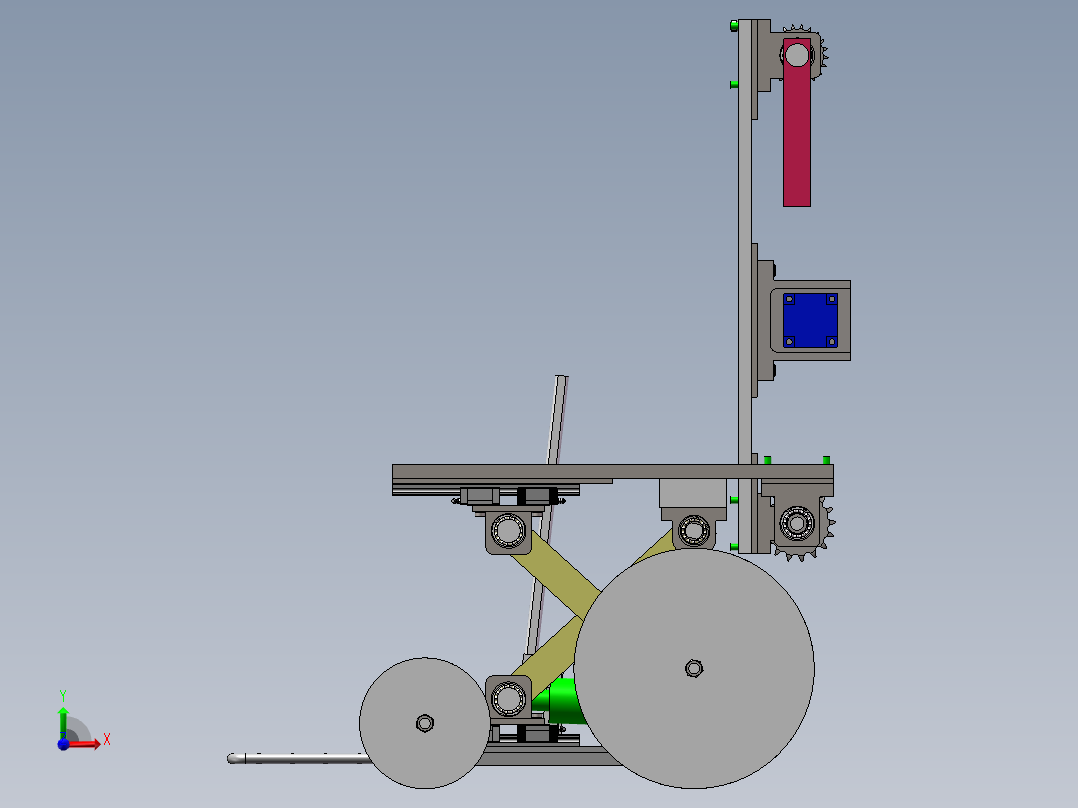 多功能轮椅 1647747前视图