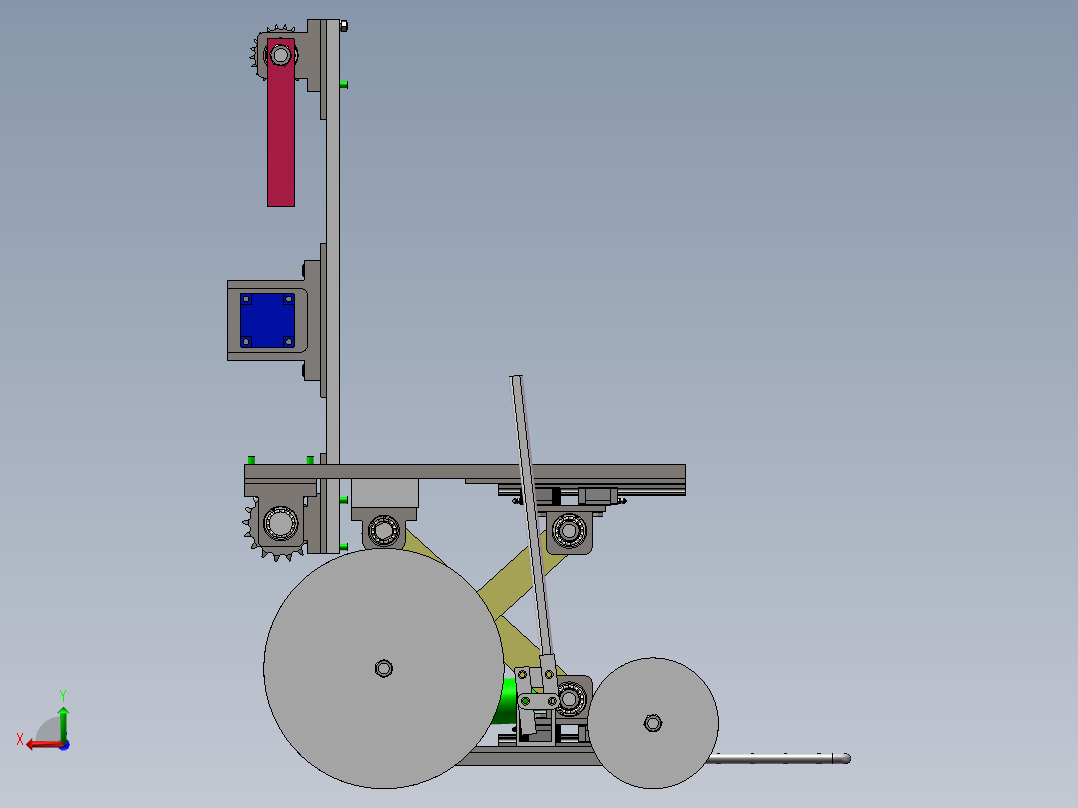 多功能轮椅 1647747后视图