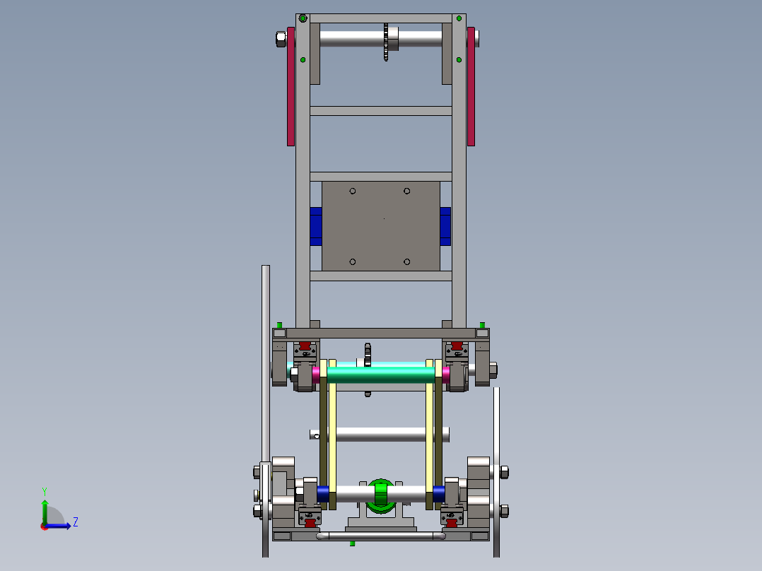 多功能轮椅 1647747左视图