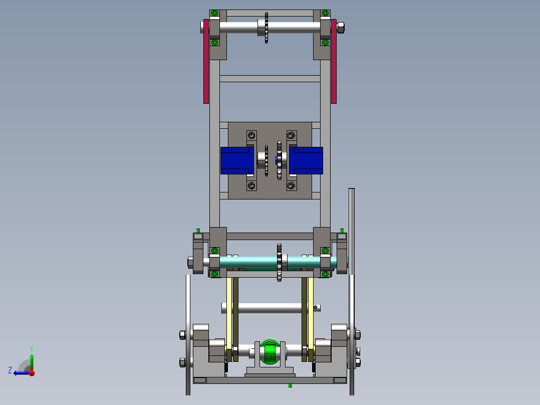 多功能轮椅 1647747右视图