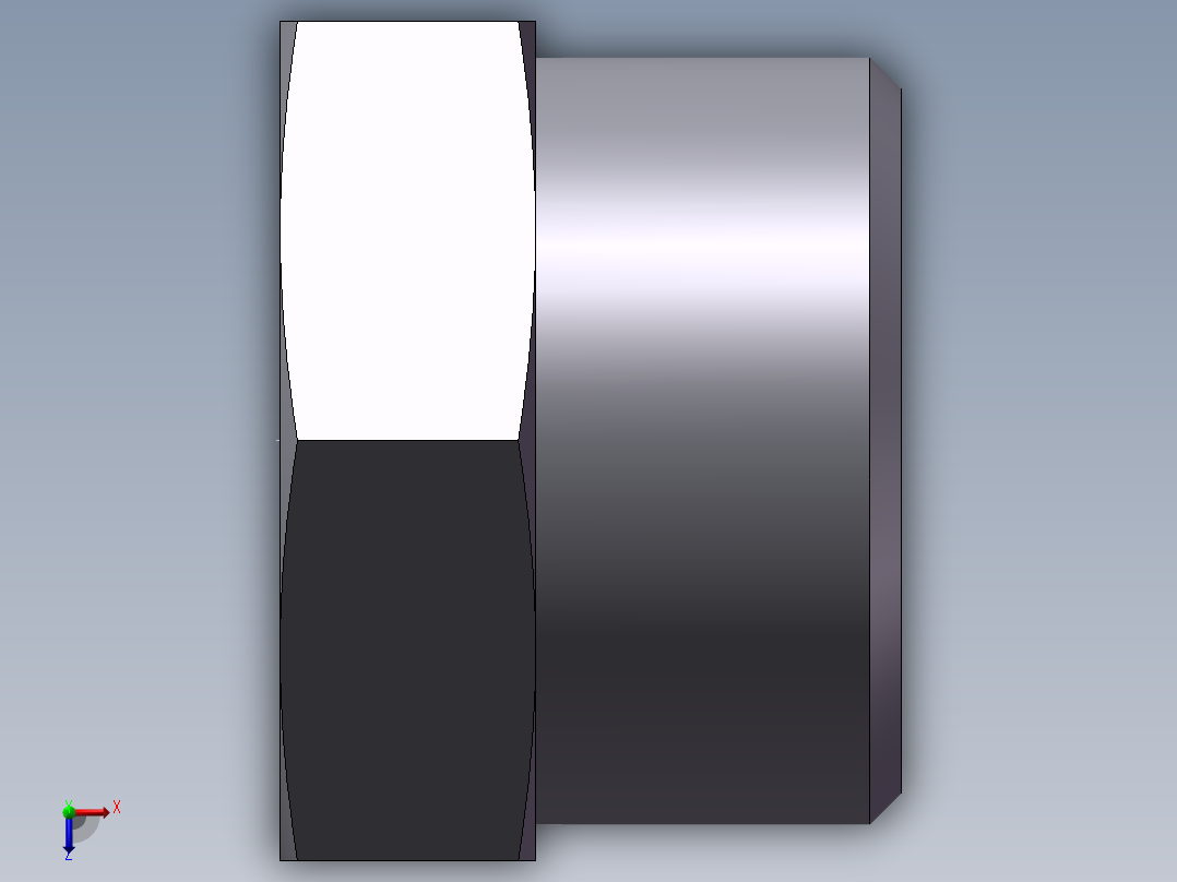 堵头 4C+4D 管端堵、4D-42俯视图