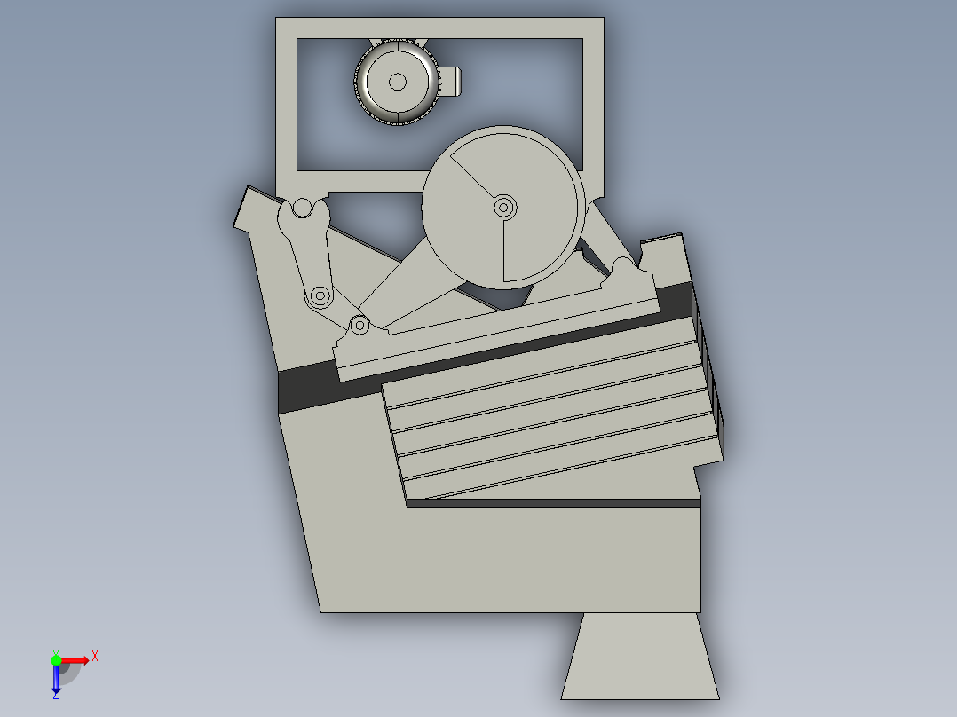 谷糙分离机俯视图
