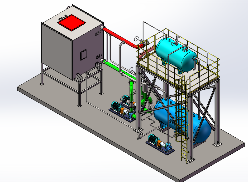 导热油余热锅炉系统