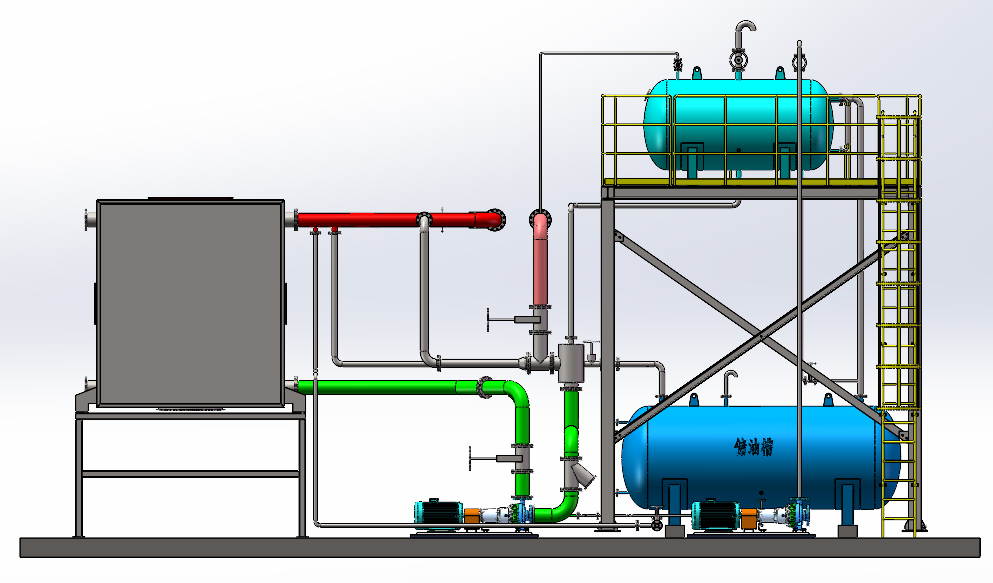 导热油余热锅炉系统