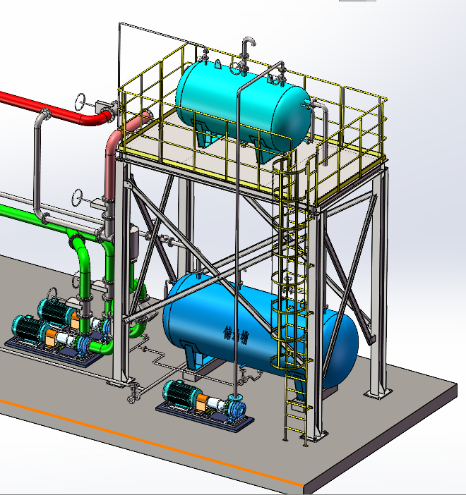 导热油余热锅炉系统