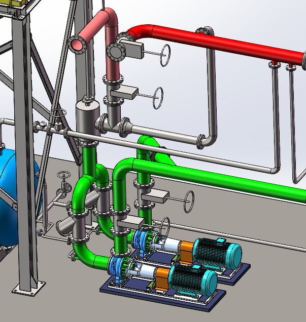导热油余热锅炉系统