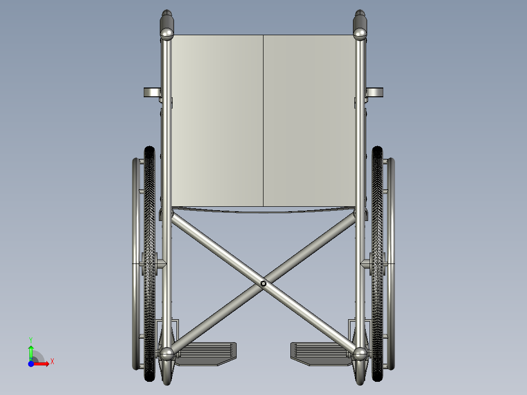 轮椅(23)前视图