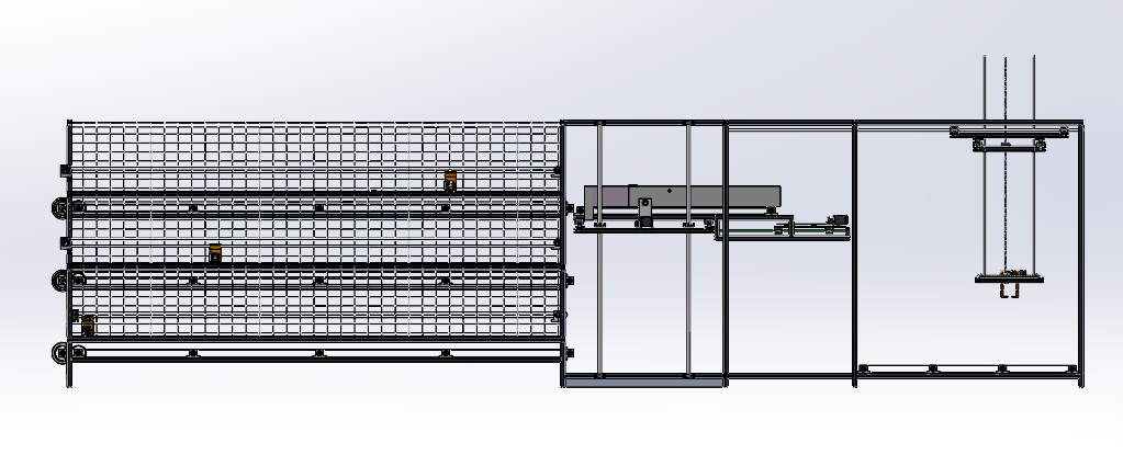 全自动鸡蛋巡检收集清理装箱装置
