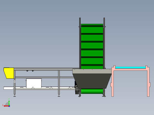 猪场自动化输料生产线设计后视缩略图