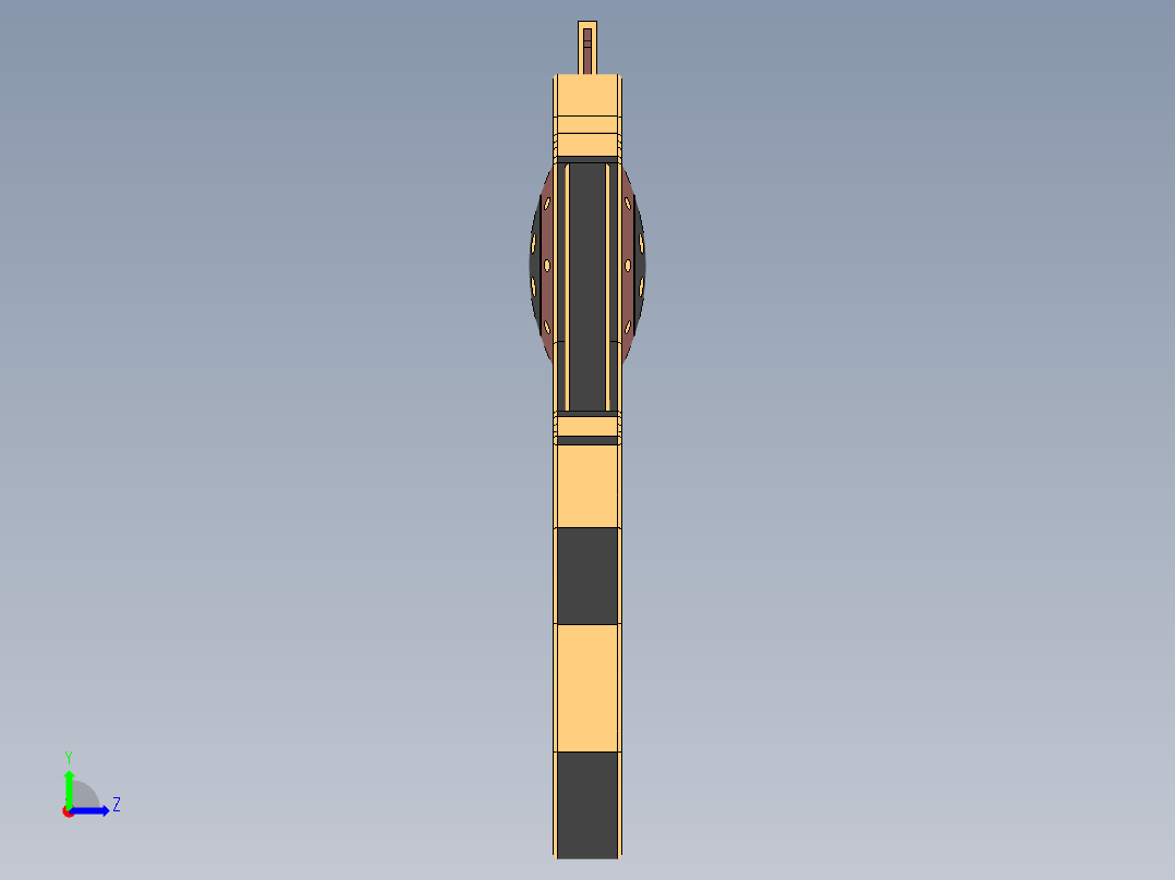 爪子刀、刀左视图