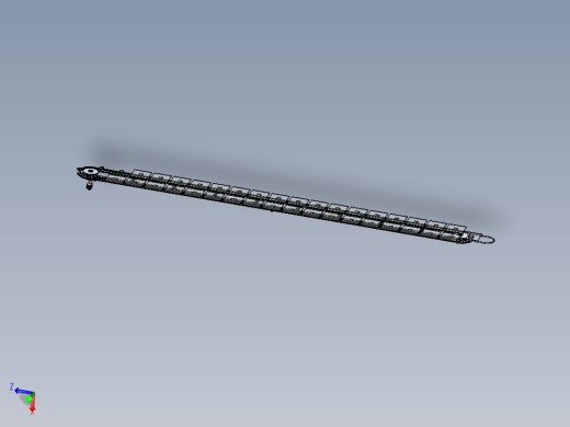 椭圆链条V44圆弧612中心距571.5工位数40