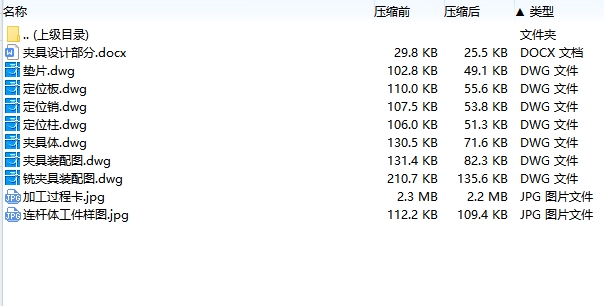 发动机连杆体的铣两侧面专用夹具设计6张CAD图
