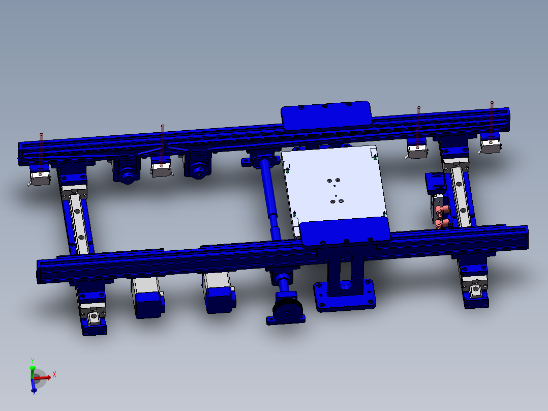 0.82米双带宽度可调输送机构