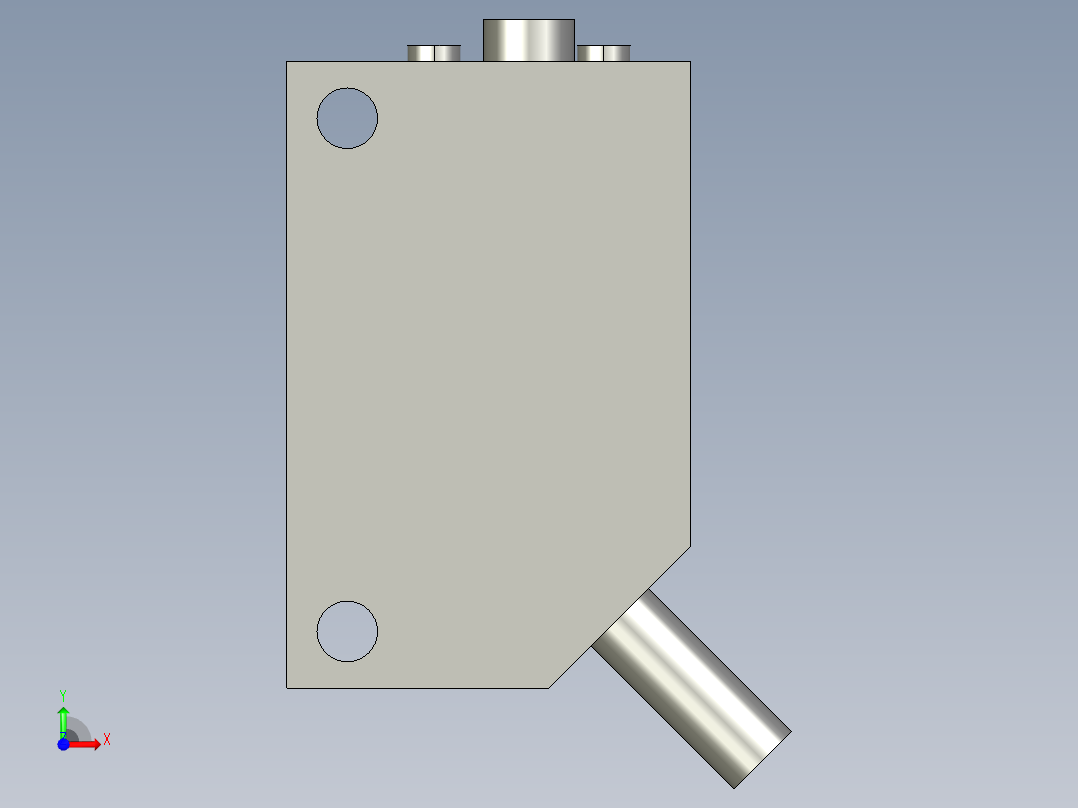 光电开关E3Z-LS81前视图