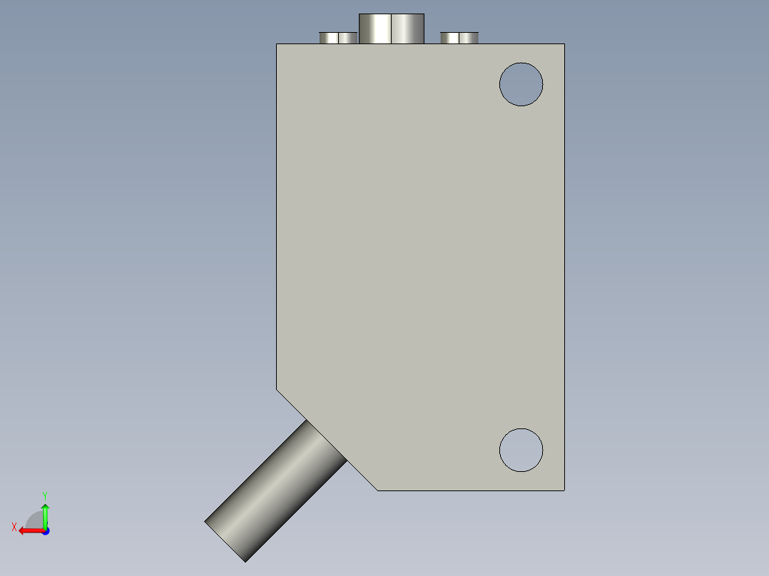 光电开关E3Z-LS81后视图