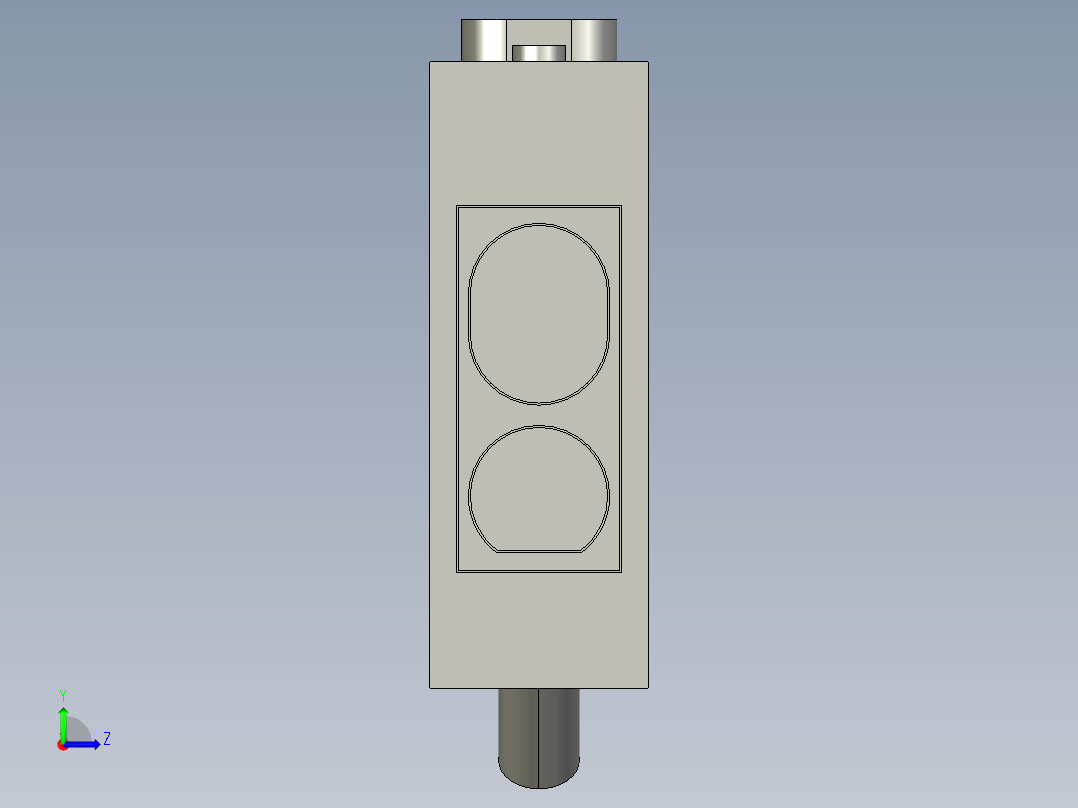 光电开关E3Z-LS81左视图