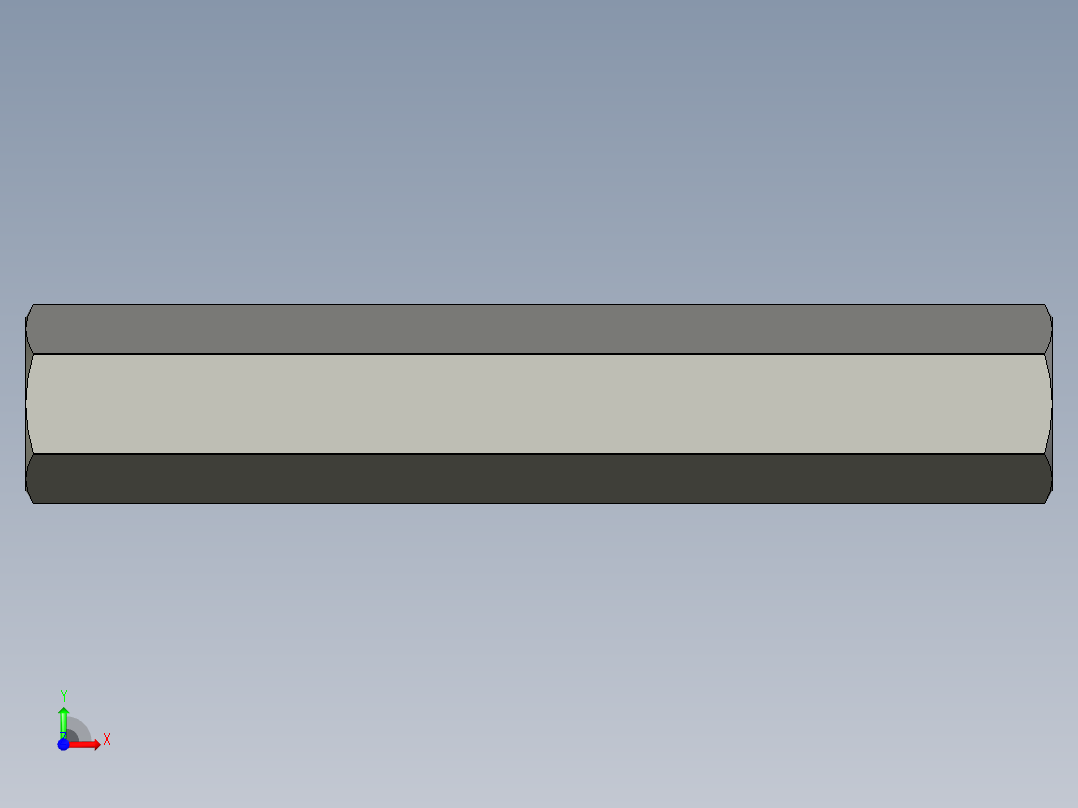 六角支柱PLSBF17-101-M8-N8前视图
