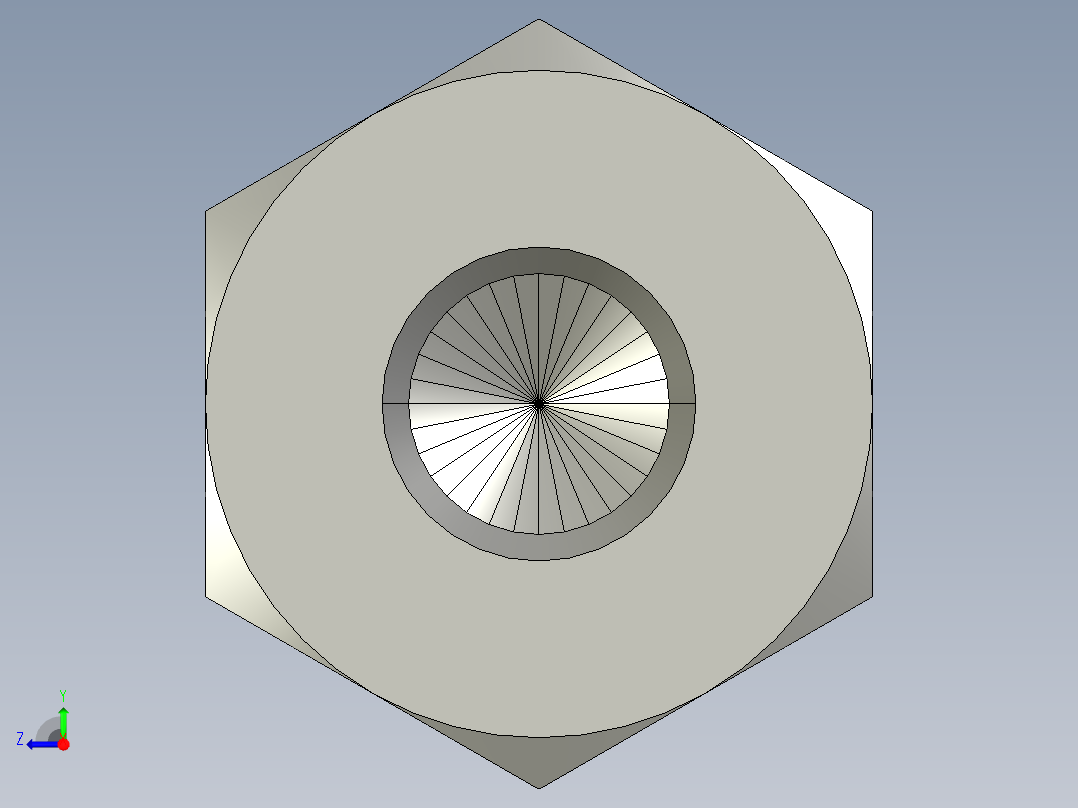 六角支柱PLSBF17-101-M8-N8右视图