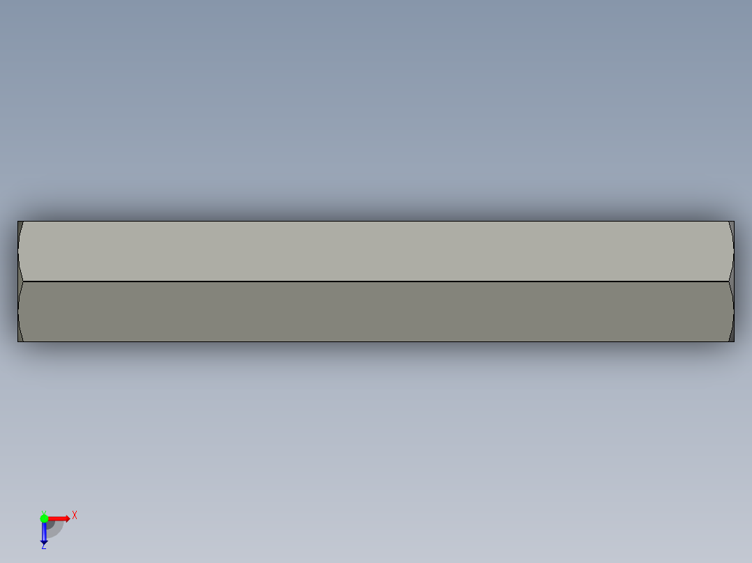 六角支柱PLSBF17-101-M8-N8俯视图