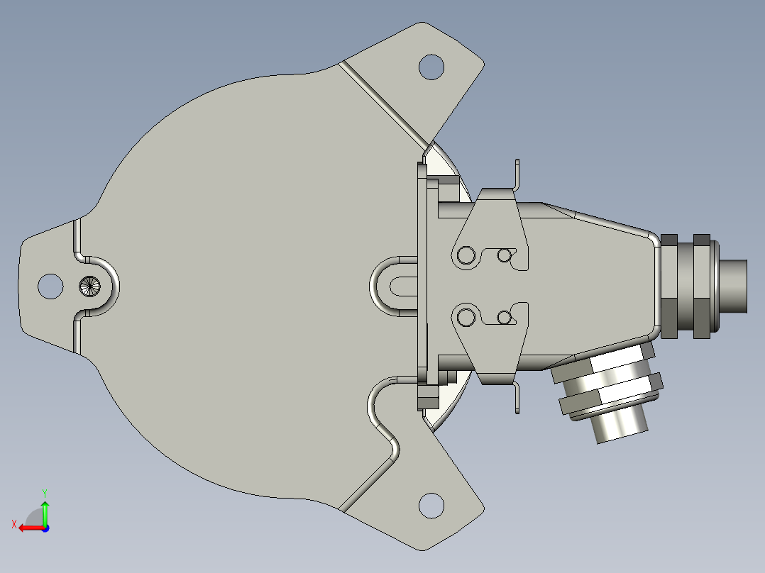 TX60HORIZONTALBASECABLEOUTLET后视图