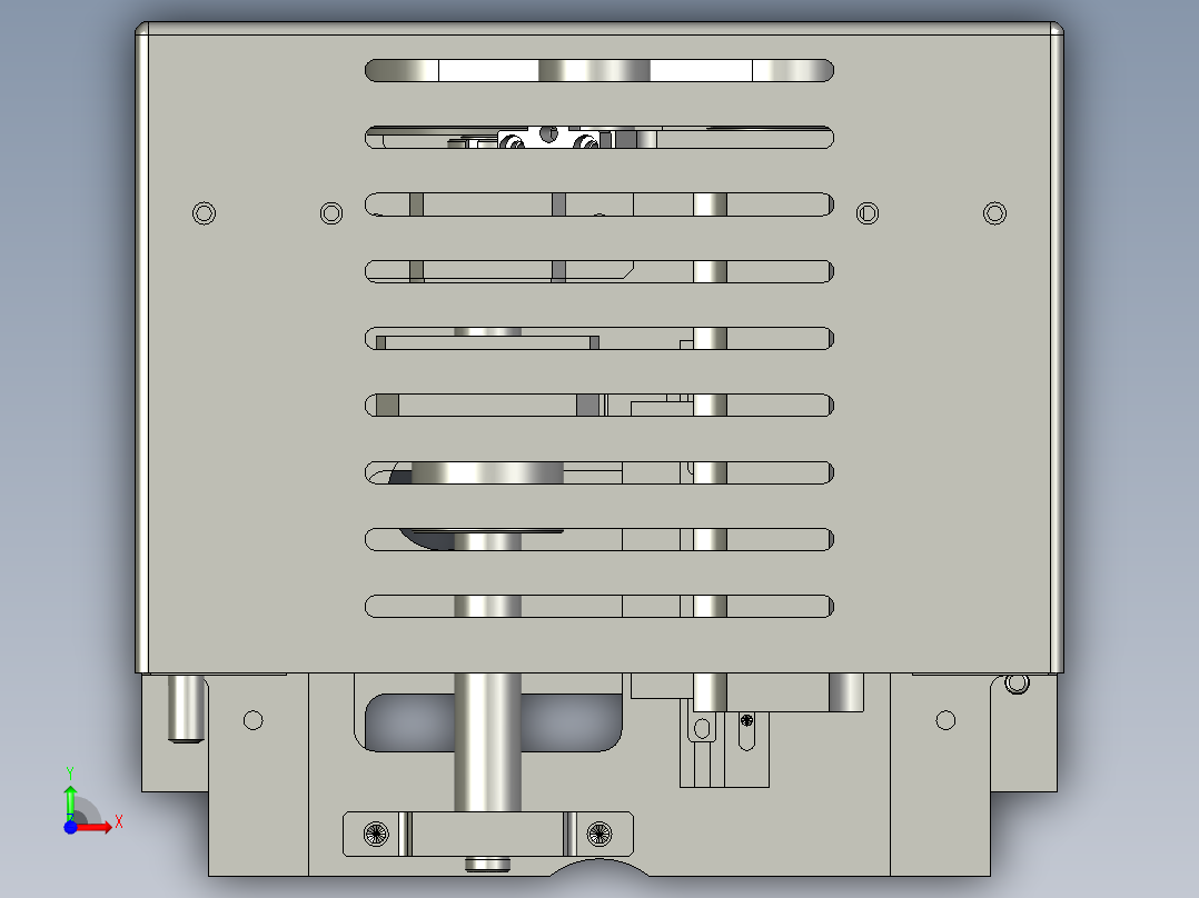 YBD0014垛台板驱动组件前视图