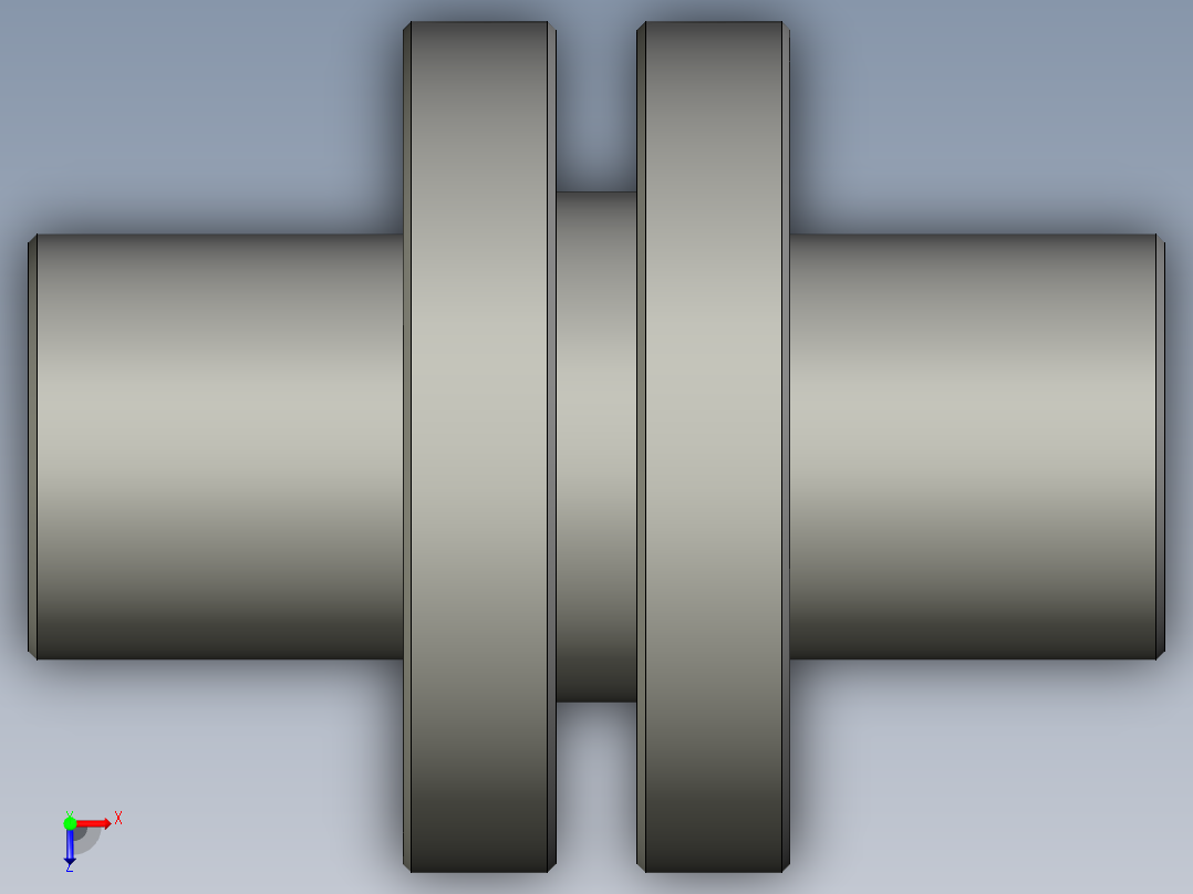 JBT9147-1999JMI2膜片联轴器YA25x62俯视图