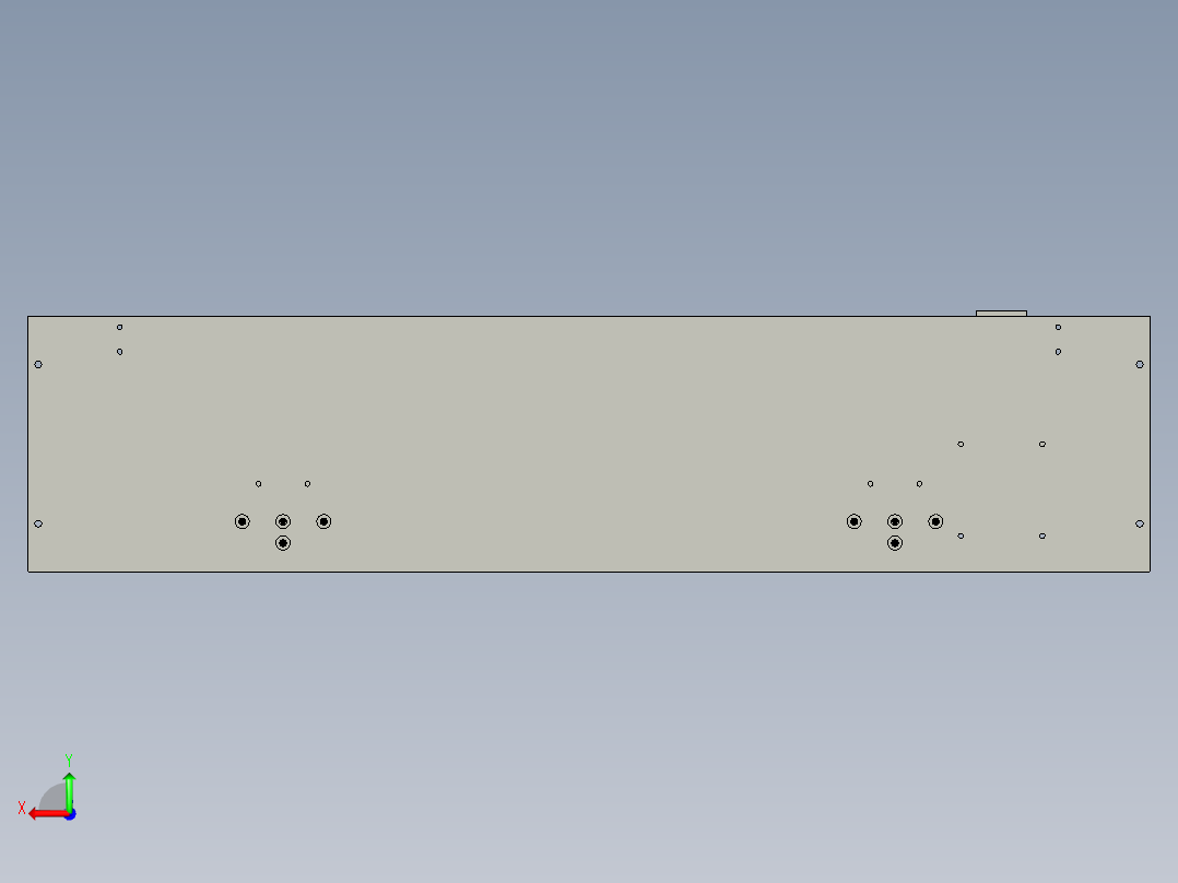 密封条排气孔打孔机后视图