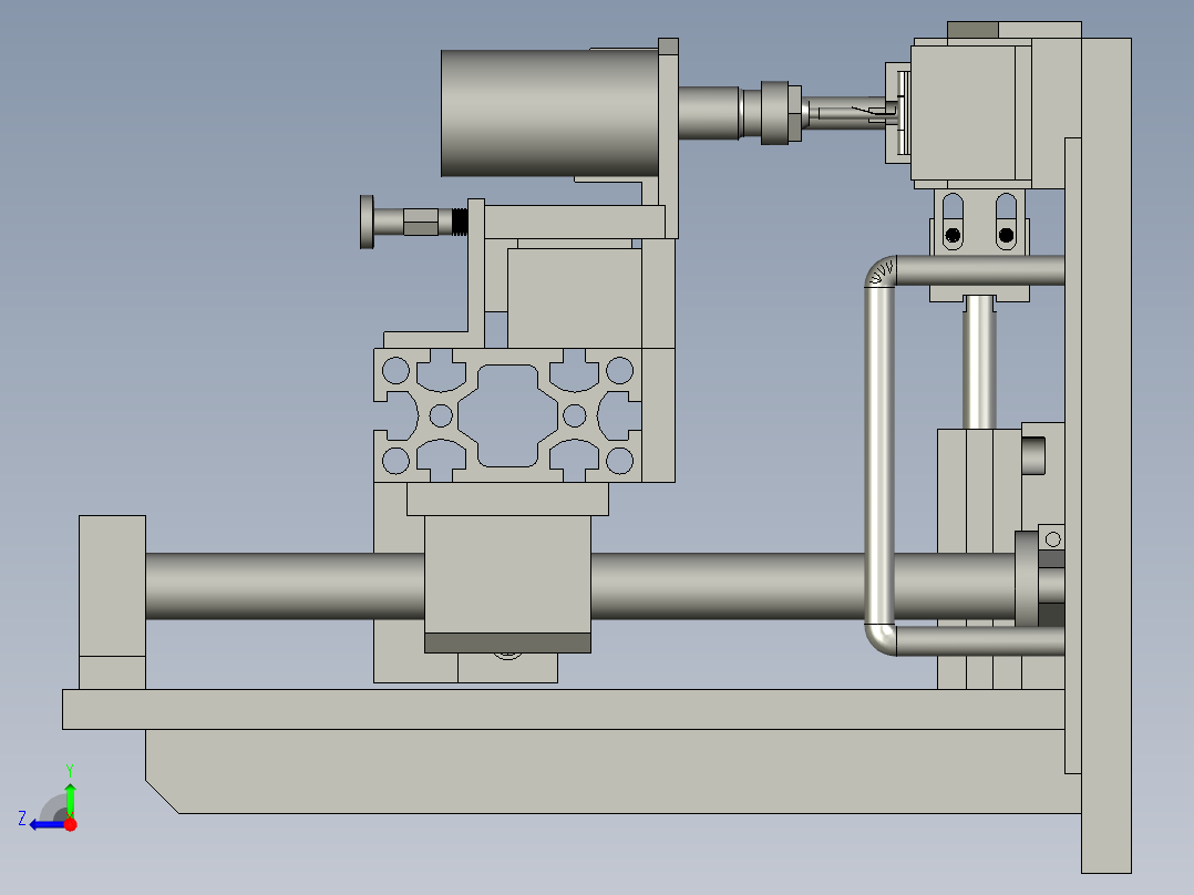 密封条排气孔打孔机右视图