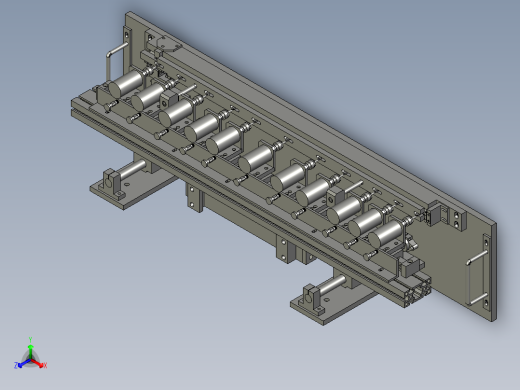 密封条排气孔打孔机正等轴测缩略图