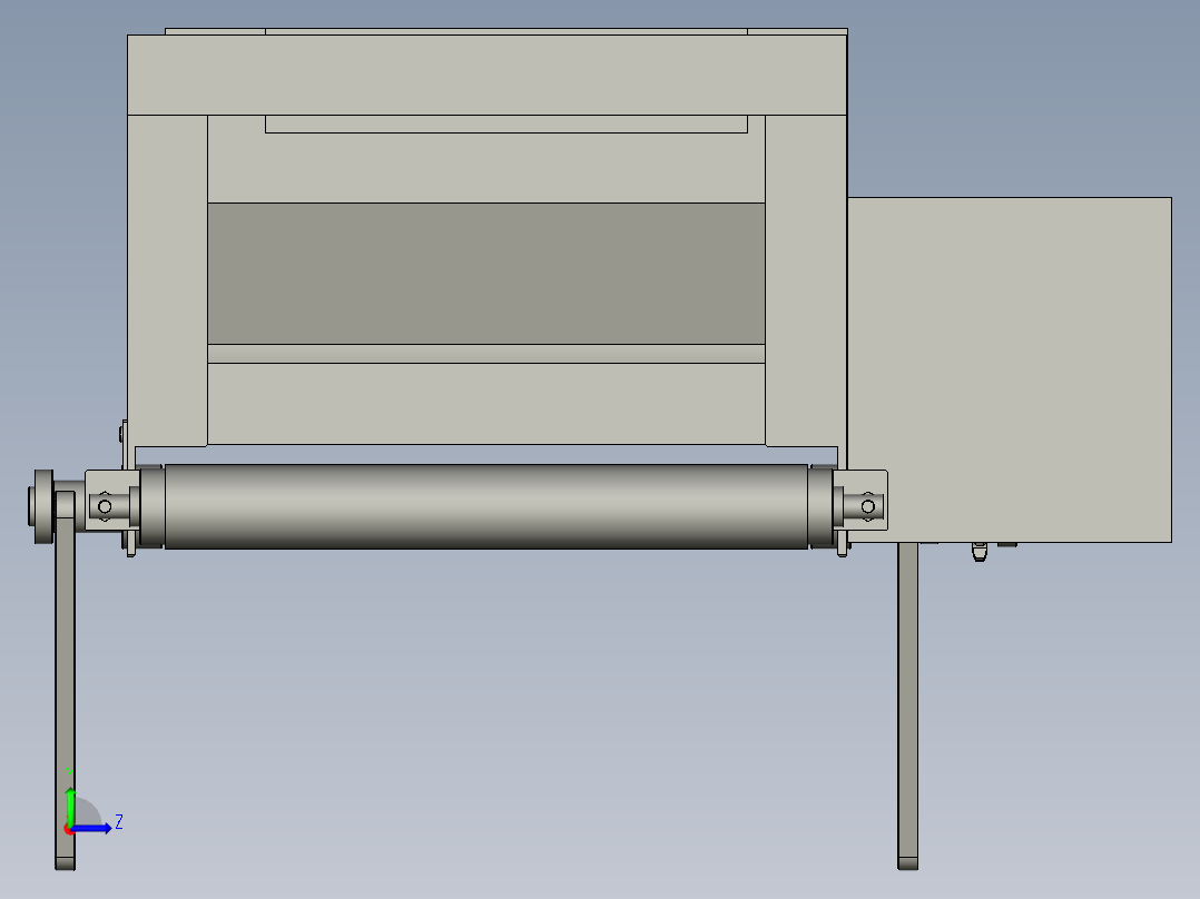 送面粉皮带线左视图