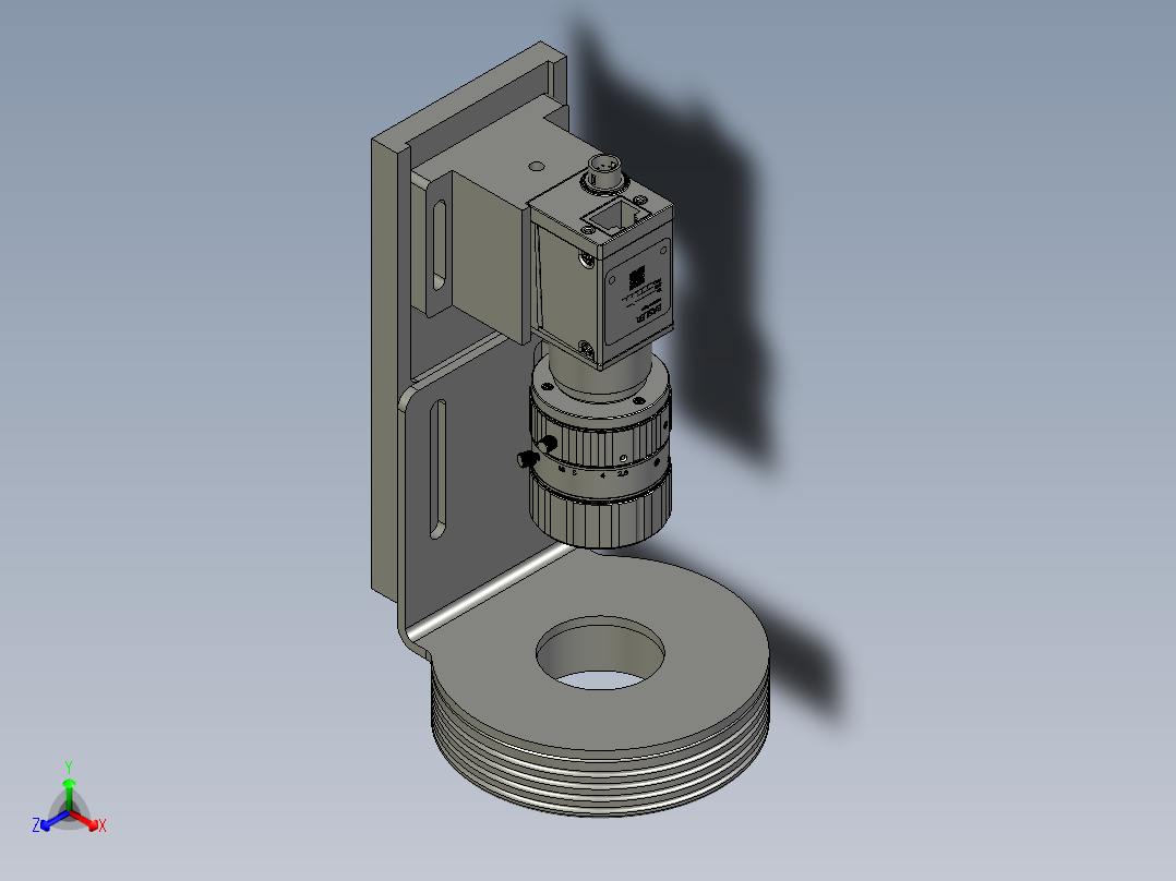 工业相机与光源的应用设计主视图