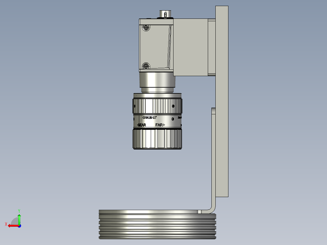 工业相机与光源的应用设计后视图